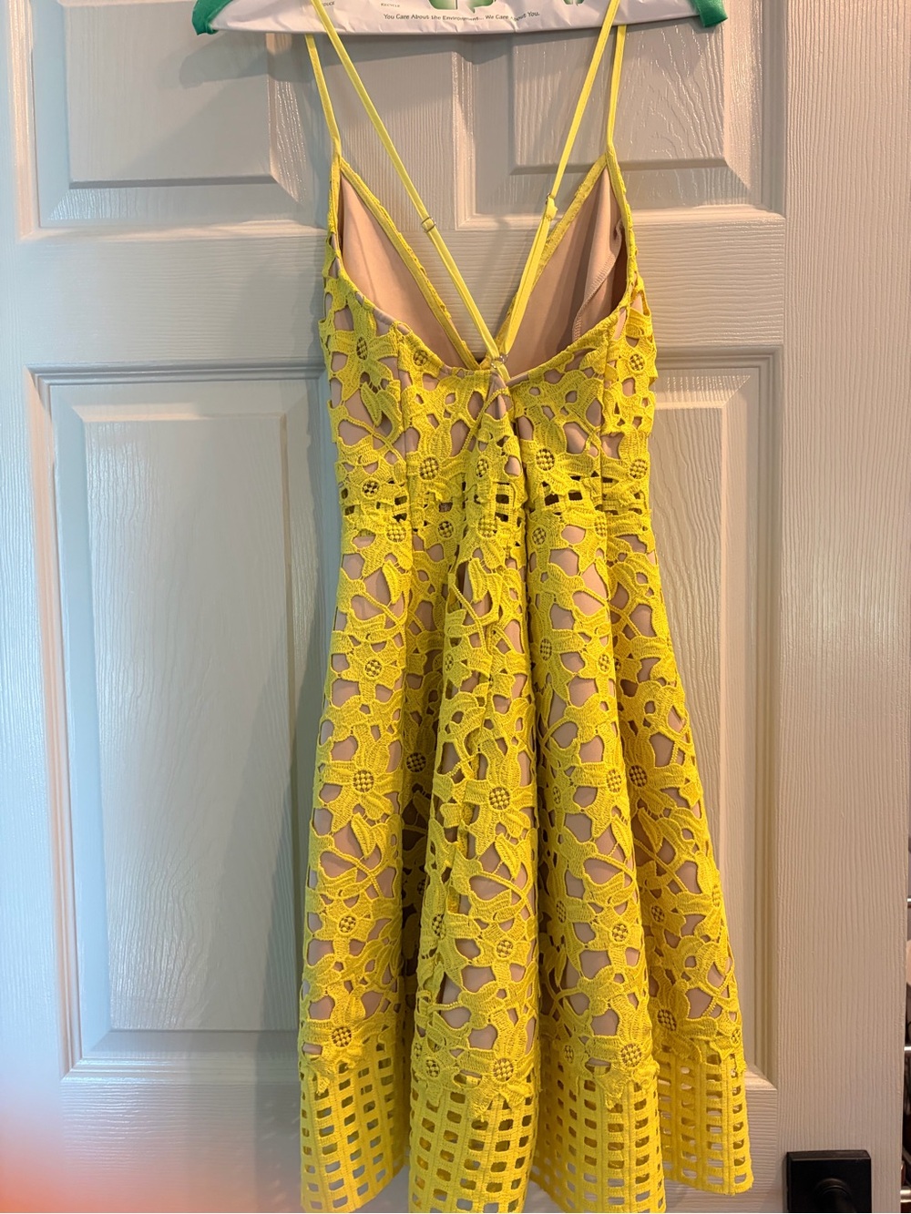 Lovers + Friends Yellow Floral Lace Mini Dress - Picture 2 of 2